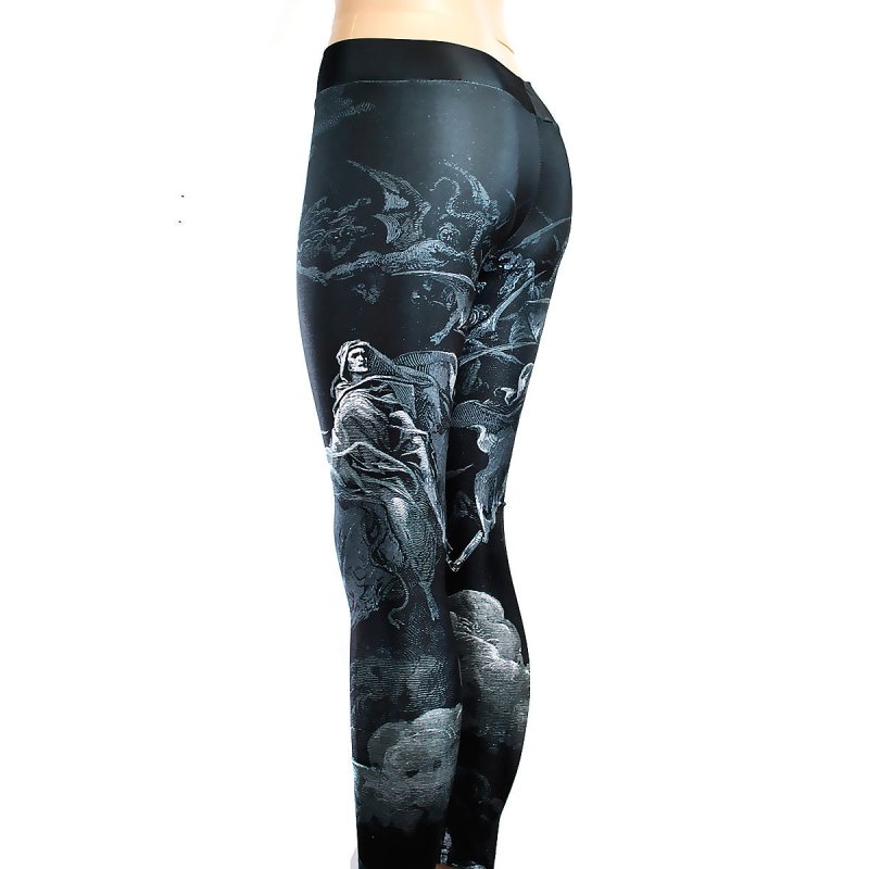 Gustave Dore - The fallen angel - French art leggings