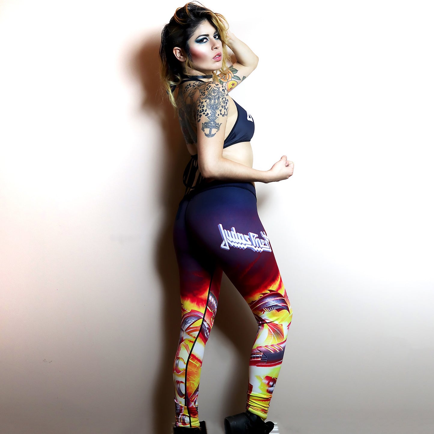 Judas priest - Fire power heavy metal leggings