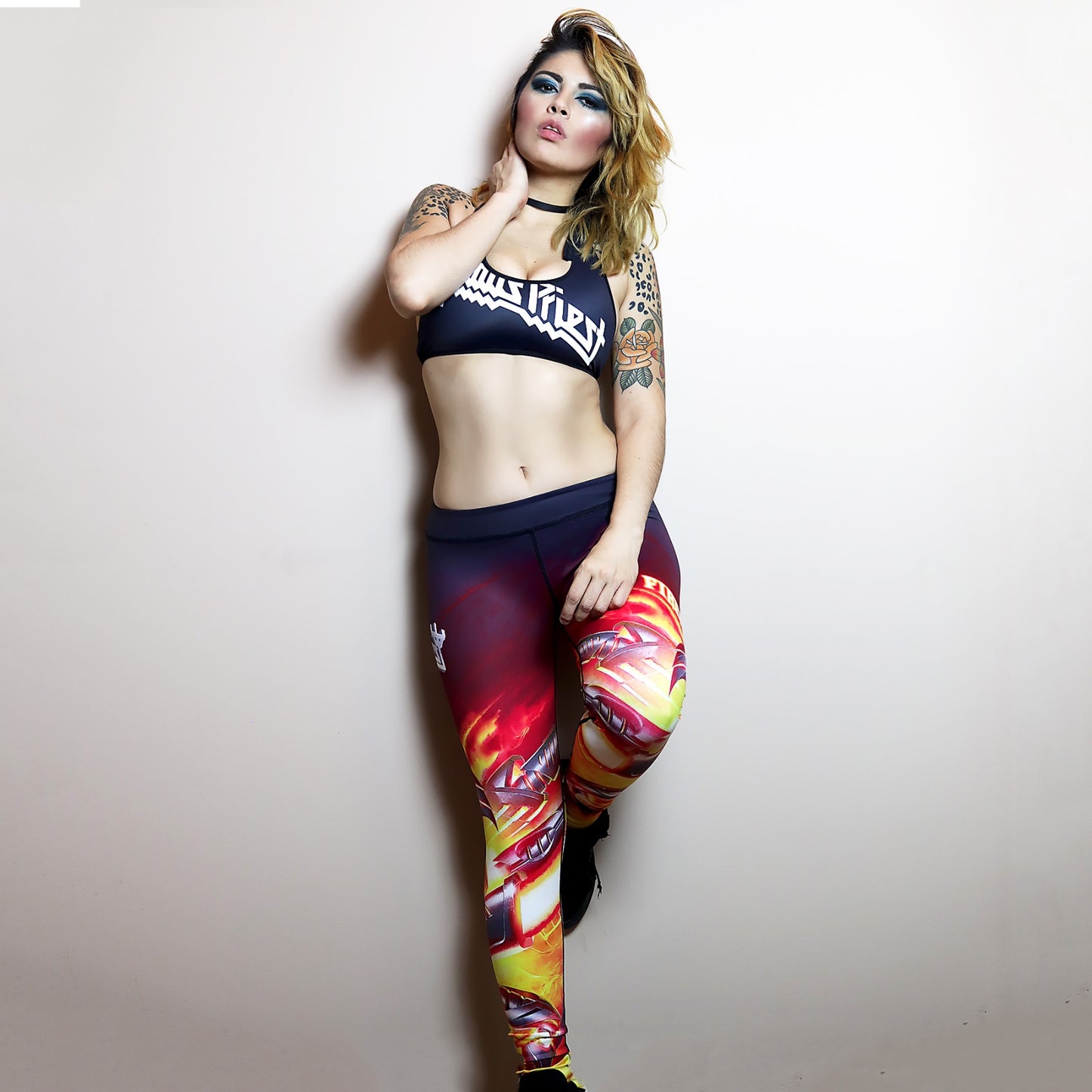 Judas priest - Fire power heavy metal leggings