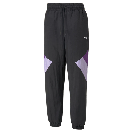 PUMA x LAUREN LONDON Woven Women's Pants - Black/Purple