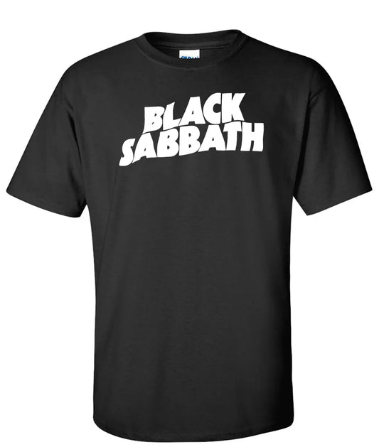 black sabbat classic logo shirt
