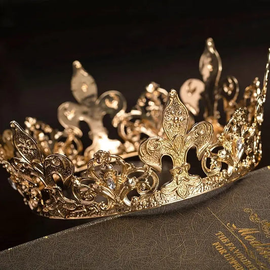 Queen Royal Crown - Gold Metal