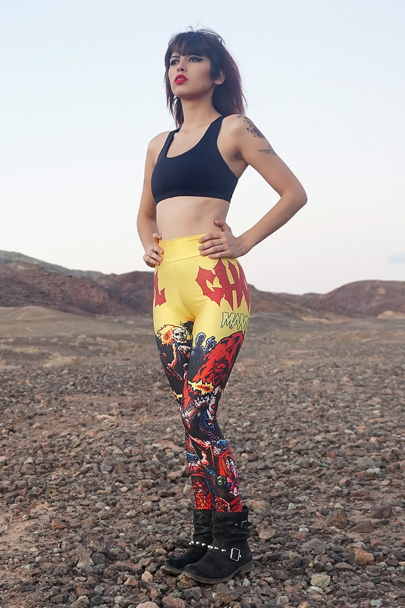 Ghoul - Maniaxe Grindcore death metal Leggings